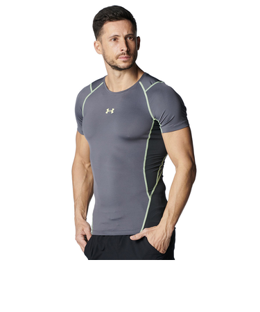 アンダーアーマー（UNDER ARMOUR）ヒートギアアーマー コンプレッション ノベルティ ショートスリーブ シャツ 6001536 025