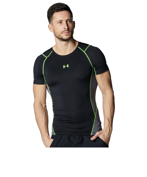 アンダーアーマー（UNDER ARMOUR）ヒートギアアーマー コンプレッション ノベルティ ショートスリーブ シャツ 6001536 001