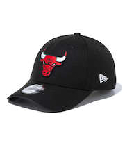 ニューエラ（NEW ERA）キャップ 9FORTY シカゴ・ブルズ ブラック×チームカラー 14525029 サイズ調整可能 紫外線 日焼け対策 おしゃれ カ…