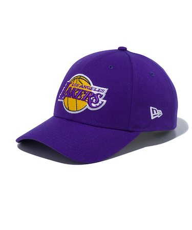 ニューエラ（NEW ERA）キャップ 9FORTY ロサンゼルス・レイカーズ パープル×チームカラー 14525020 サイズ調整可能 紫外線 日焼け対策
