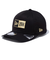 ニューエラ（NEW ERA）キャップ 9FIFTY ストレッチスナップ ボックスロゴ ブラック×ゴールド Mサイズ 14524915 サイズ調整可能