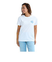 ビラボン（BILLABONG）スクエア ロゴ BOYFIT 半袖Tシャツ BF01C201 WHT