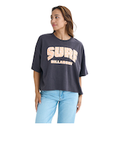 ビラボン（BILLABONG）SURF WIDE クロップド半袖Tシャツ BF01C204 OFB