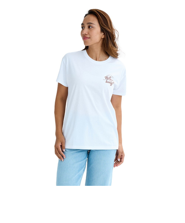 ビラボン（BILLABONG）スクエア ロゴ BOYFIT 半袖Tシャツ BF01C201 NUT
