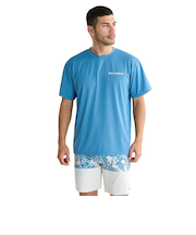ビラボン（BILLABONG）AIR DRY メッシュ半袖Tシャツ ラッシュガード BF01A855 CRB