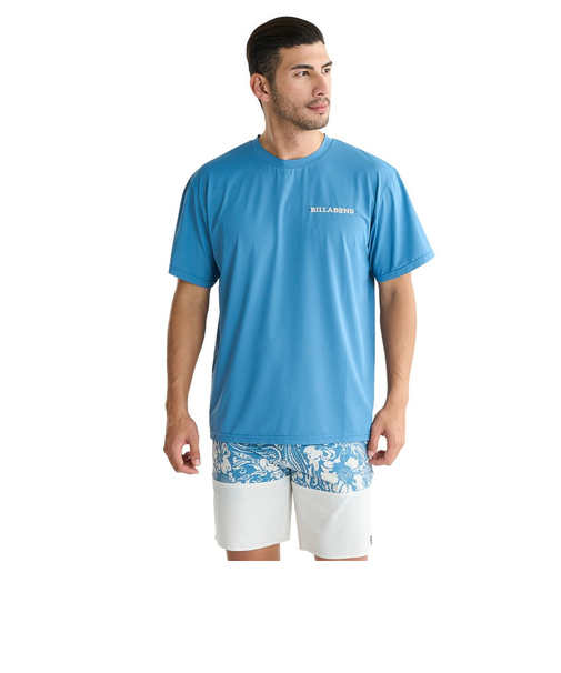 ビラボン（BILLABONG）AIR DRY メッシュ半袖Tシャツ ラッシュガード BF01A855 CRB