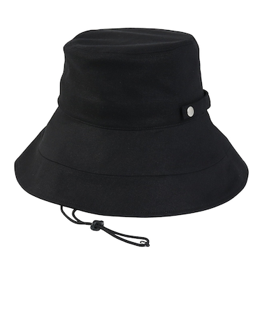 クー（Coo.）サンガードハット 黒 898CO5ST0011 BLK 紫外線予防 吸汗速乾 接触冷感 庭仕事 畑仕事 無地