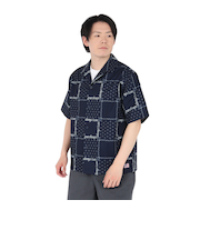 セッションズ（SESSIONS）クラフト ペイズリー シャツ 257220 NVY