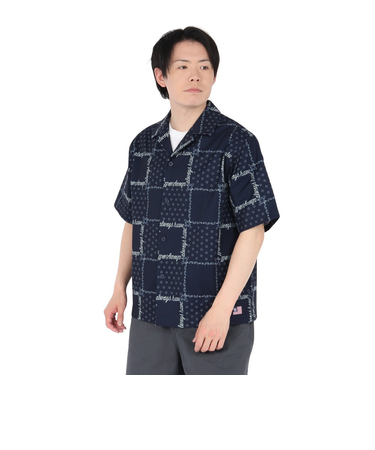 セッションズ（SESSIONS）クラフト ペイズリー シャツ 257220 NVY