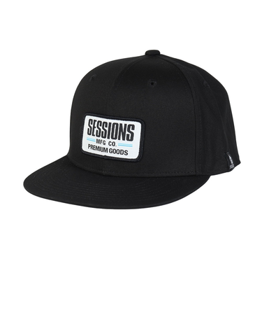 セッションズ（SESSIONS）ワッペンBBキャップ 黒 25080289 BLK スポーツキャップ ファッションおしゃれ カジュアル シンプル 日焼け対策