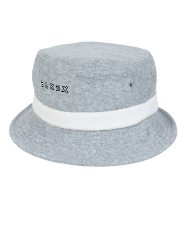 エルケクス（ELKEX）パイルバケットハット グレー EXL5SP0007 GRY 吸汗速乾 ファッションおしゃれ カジュアル 紫外線 日焼け対策 シンプル