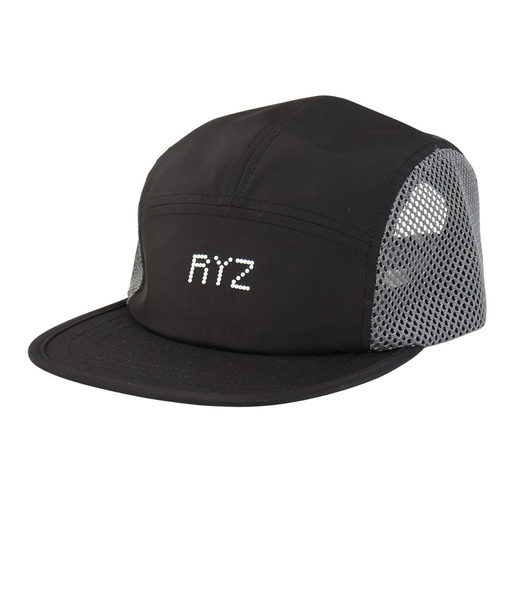 ライズ（RYZ）ジェットキャップ ドットロゴ  黒 RZ20ST25SS0034 BLK 吸汗速乾 接触冷感 リフレクター スポーツキャップ ファッション お…