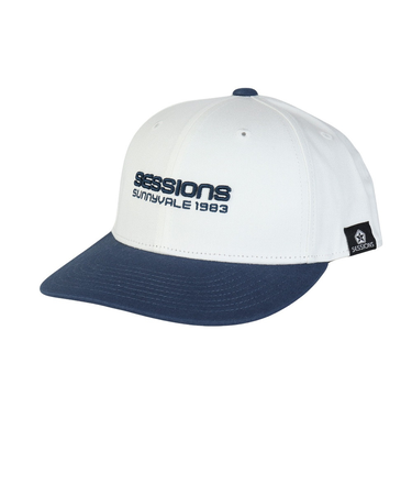 セッションズ（SESSIONS）カラースキームキャップ 25080288 白 紺 NVY スポーツキャップ ファッションおしゃれ カジュアル シンプル 日焼け…