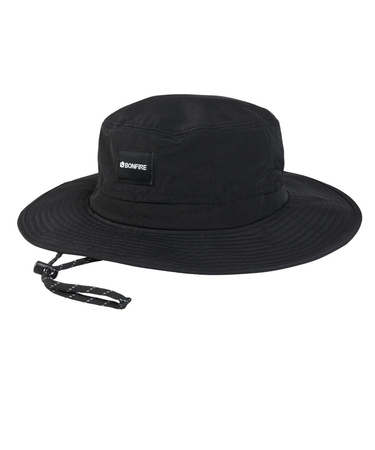 ボンファイア（Bonfire）帽子 ベンチレーションハット 黒 20BNF5SST2367 BLK UVカット 紫外線対策 吸汗速乾 接触冷感 暑さ対策 熱中…