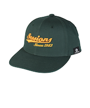 セッションズ(SESSIONS)帽子 カレッジロゴキャップ ダークグリーン 25080287 DGRN 日除け 日焼け対策 スポーツキャップ ファッション お…