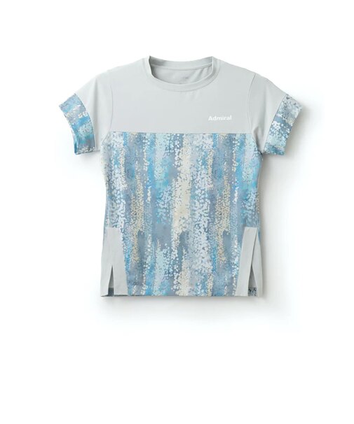 アドミラル（Admiral）テニスウェア メインブロックグラフィックTシャツ ATLA501-GRY