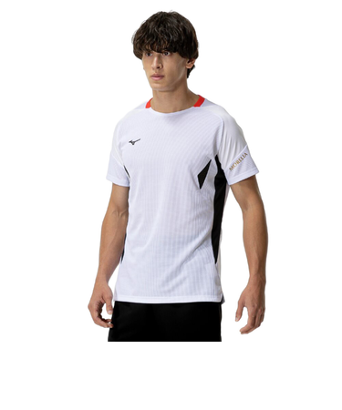 ミズノ（MIZUNO）サッカーウェア 汗処理通気 モレリア ドライエアロフローフィールドシャツ P2MAC00201