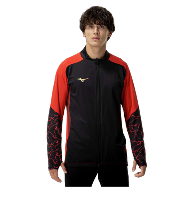 ミズノ（MIZUNO）サッカーウェア トレーニングトップ フルジップ P2MCC03596