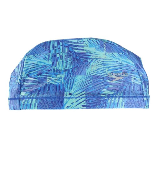 スピード（SPEEDO）水泳 キャップ フラクタルパーム トリコットキャップ SE12512 BL