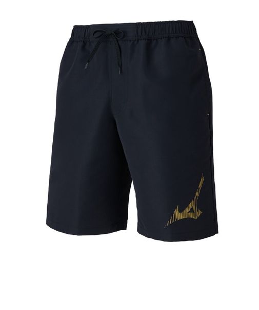 ミズノ（MIZUNO）水着 水泳 アクアフィットネス用 ウォーターショーツ インナー付き ブラック ゴールド S-3Lサイズ N2JBC10795