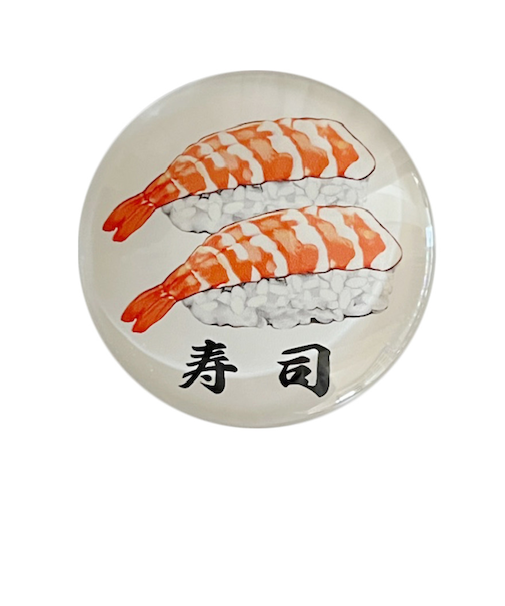 ギャラデザインファクトリークリスタルマグネット 寿司 エビ 5521