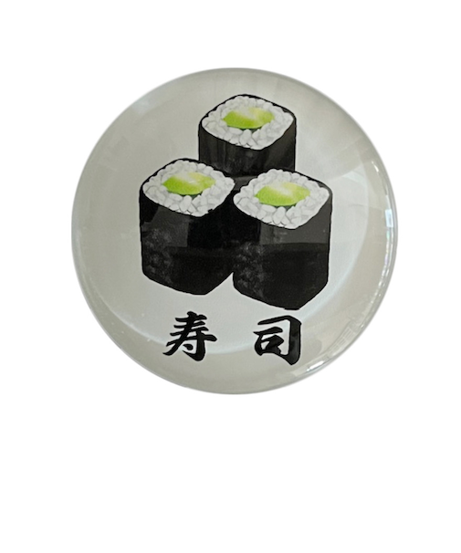 ギャラデザインファクトリークリスタルマグネット 寿司 かっぱ 5538