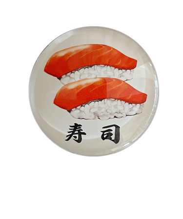 ギャラデザインファクトリークリスタルマグネット 寿司 まぐろ 5491