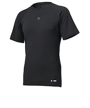 デサント（DESCENTE）野球 アンダーシャツ 丸首 半袖アンダーシャツ DB5SUD10M BK00