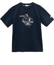 ルコックスポルティフ（lecoqsportif）テニスウェア ヘランカサンスクリーン半袖Tシャツ LT5SHT01M NV00