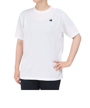 ルコックスポルティフ（lecoqsportif）テニスウェア エコペットショートスリーブシャツ LT5SHTZ1M WH00