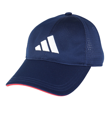 アディダス（adidas）帽子 ジュニア メッシュキャップ 紺 51-57cm KCE25-JL5169 スポーツキャップ メッシュ 子供 暑さ対策 日差し対…