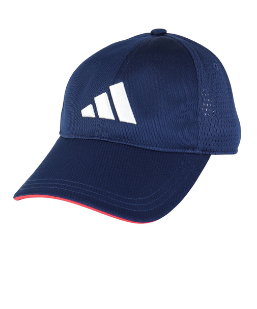 アディダス（adidas）帽子 ジュニア メッシュキャップ 紺 51-57cm KCE25-JL5169 スポーツキャップ メッシュ 子供 暑さ対策 日差し対…