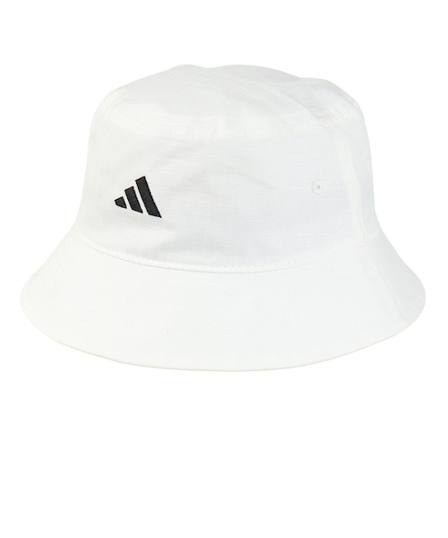 新品adidas バケットハット ホワイト　星条旗柄 adidas バケットハット 帽子 オーガニックコットン 58cm 60cm