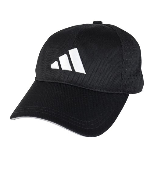 アディダス（adidas）帽子 ジュニア メッシュキャップ 黒 51-57cm KCE25-JL5168 スポーツキャップ メッシュ 子供 暑さ対策 日差し対策