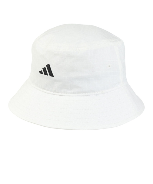 アディダス（adidas）帽子 クラシック バケットハット 白 54-57cm KUX49-JG3661 ハット バケハ 日差し対策 暑さ対策