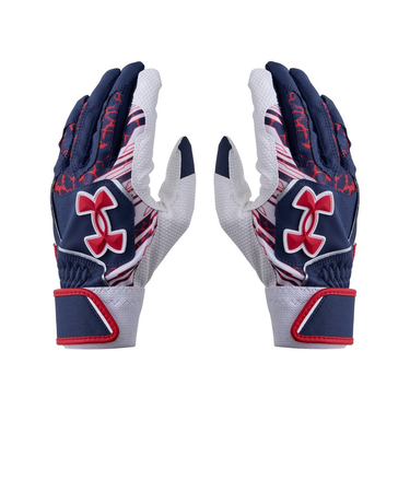 アンダーアーマー（UNDER ARMOUR）ジュニア バッティング用グローブ クリーンアップ バッティンググローブ 6001317 410