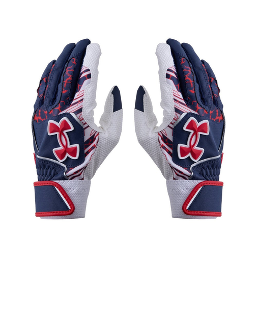 アンダーアーマー（UNDER ARMOUR）ジュニア バッティング用グローブ クリーンアップ バッティンググローブ 6001317 410
