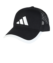 アディダス（adidas）帽子 ジュニア トラッカー キャップ 黒 51-57cm KCE28-JL5170 スポーツキャップ メッシュ 子供 暑さ対策 日差…