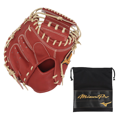 ミズノ（MIZUNO）硬式 グローブ グラブ 捕手用 野球 一般 ミズノプロ SAKEBI Compact 1AJCH30110 6680 お一人様一点まで