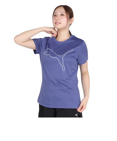 プーマ（PUMA）トレーニング TAD エッセンシャル ロゴ 半袖 Tシャツ 527332 46 BGRY
