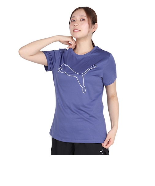プーマ（PUMA）トレーニング TAD エッセンシャル ロゴ 半袖 Tシャツ 527332 46 BGRY