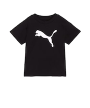 プーマ(PUMA)ボーイズ ESS キャット ロゴ 半袖 Tシャツ TR 687784 01 BLK