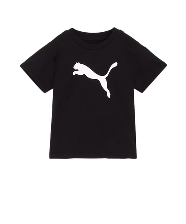 プーマ(PUMA)ボーイズ ESS キャット ロゴ 半袖 Tシャツ TR 687784 01 BLK