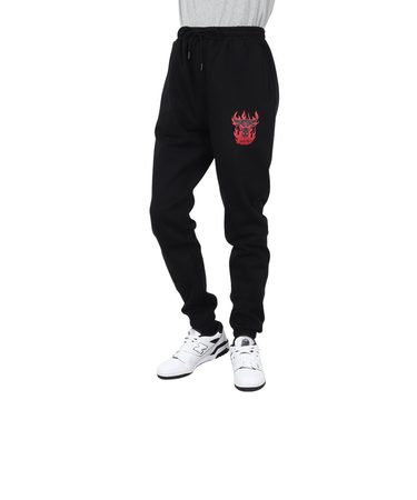 NBA スウェットパンツ シカゴ ブルズ BULLS BT8917-CBUBLCK