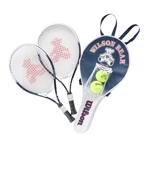 ウイルソン（Wilson）ジュニア 硬式用テニスラケット BEAR ラケットセット WRT6164E