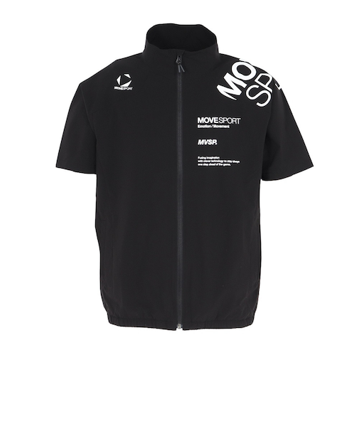 デサント（DESCENTE）クロス半袖ジャケット ST5SJKX0MB BK00
