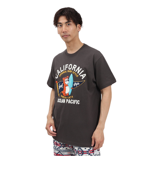 オーシャンパシフィック（Ocean Pacific）半袖Tシャツ California Bear 515502CGY
