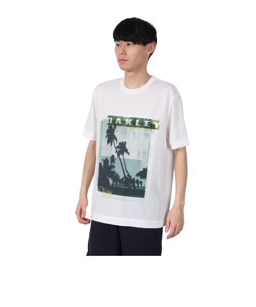オークリー（OAKLEY）SUNSET PALMS 半袖Tシャツ FOA406853-100