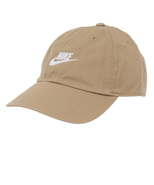 ナイキ（NIKE）帽子 クラブ アンストラクチャード フューチュラ ウォッシュ キャップ ベージュ 54-59cm FB5368-297 スポーツキャップ