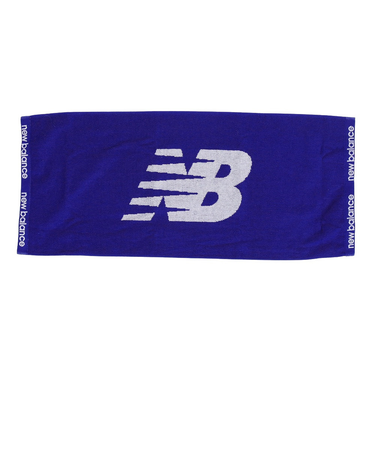 ニューバランス（new balance）スポーツタオル ジャガードフェイスタオル ビッグフライングロゴ 青 LAM45772TRY 汗拭きタオル 卒業